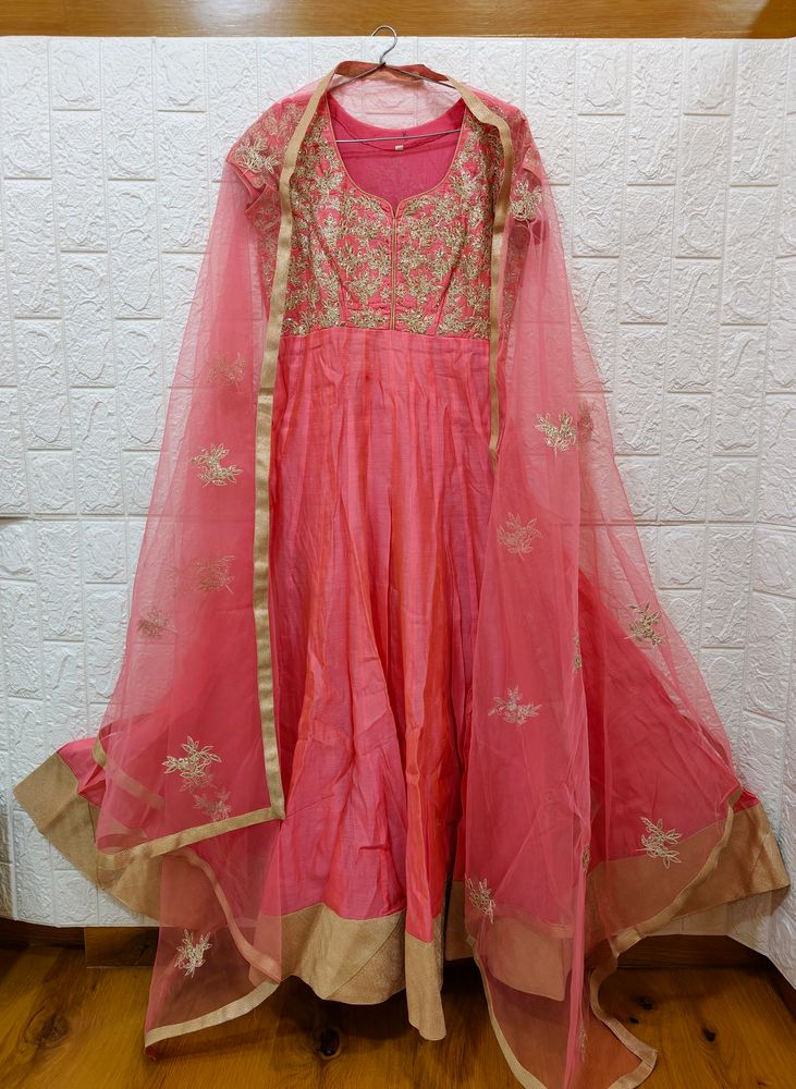 Gorgeous Gota Patti Work Anarkali Suit Set