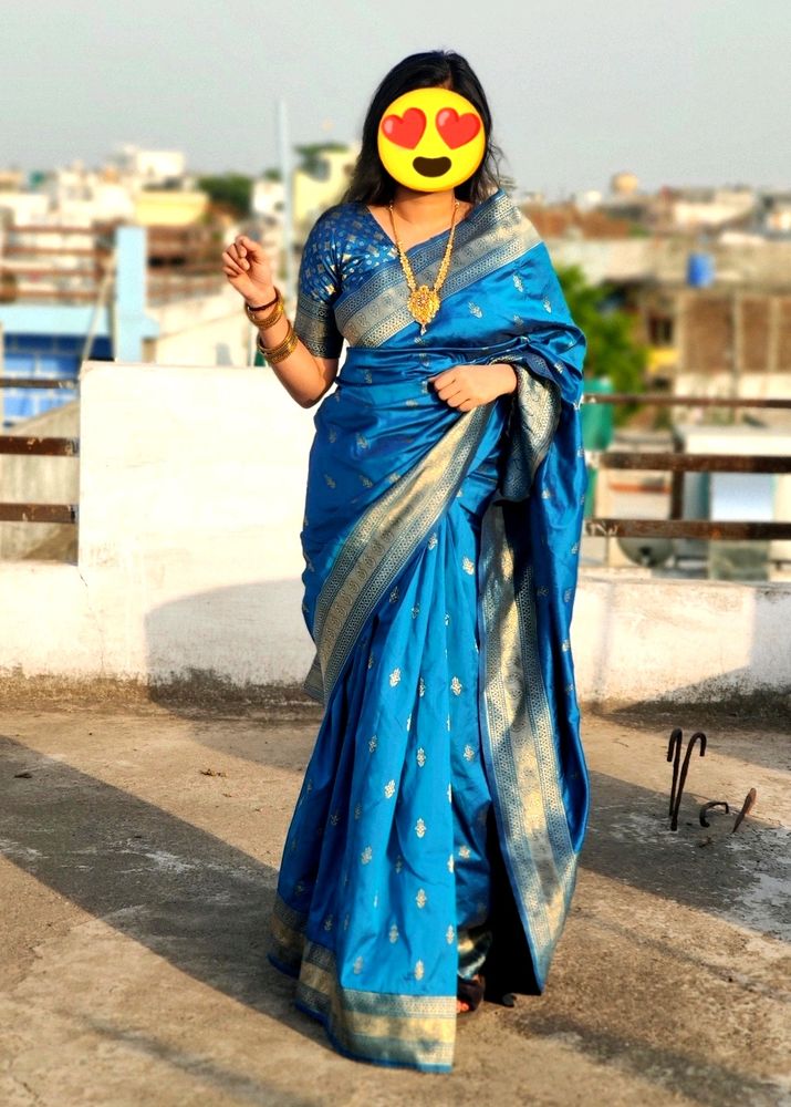 Diwali Sale✨Silk Saree With Blouse