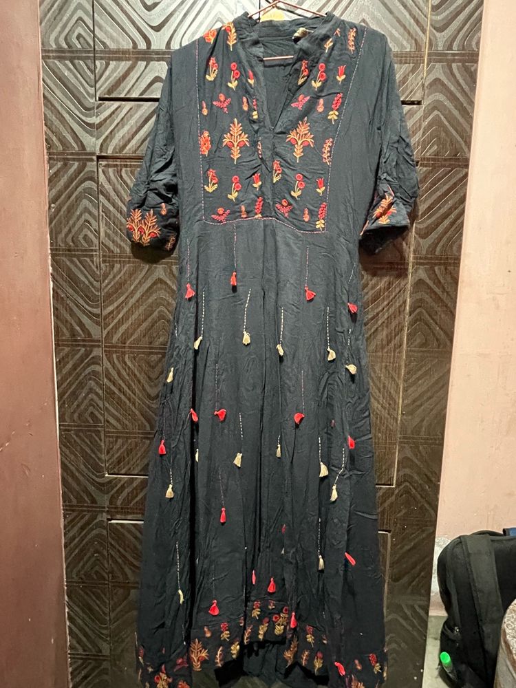 Anarkali Embrodid Kurta