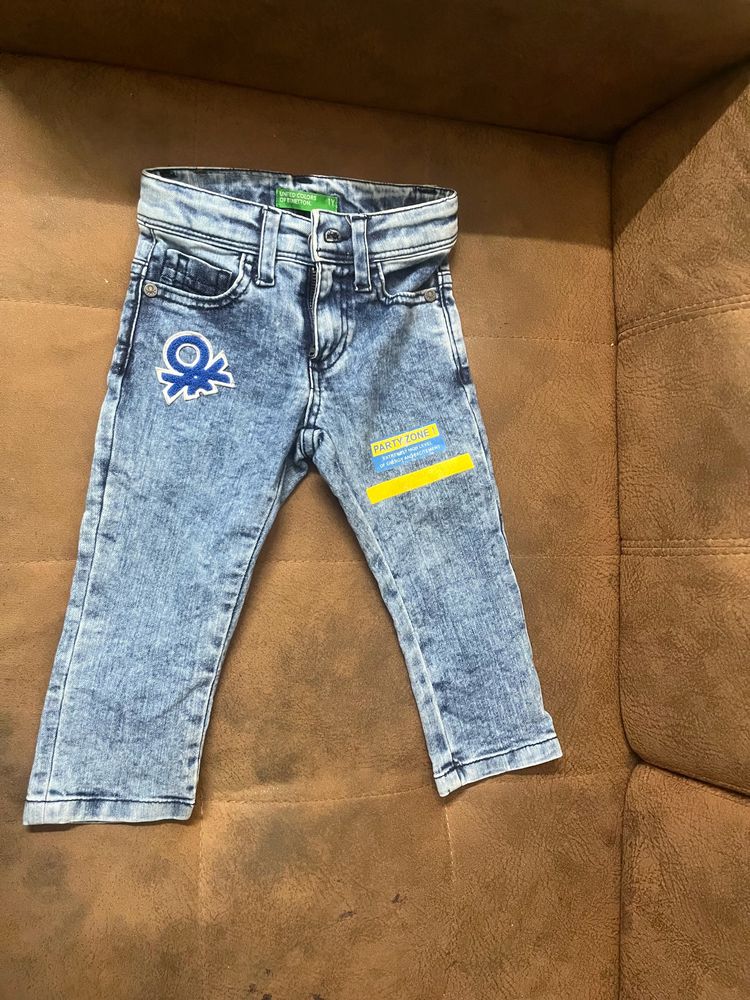 Unused But Washed Jeans And Pant Combo