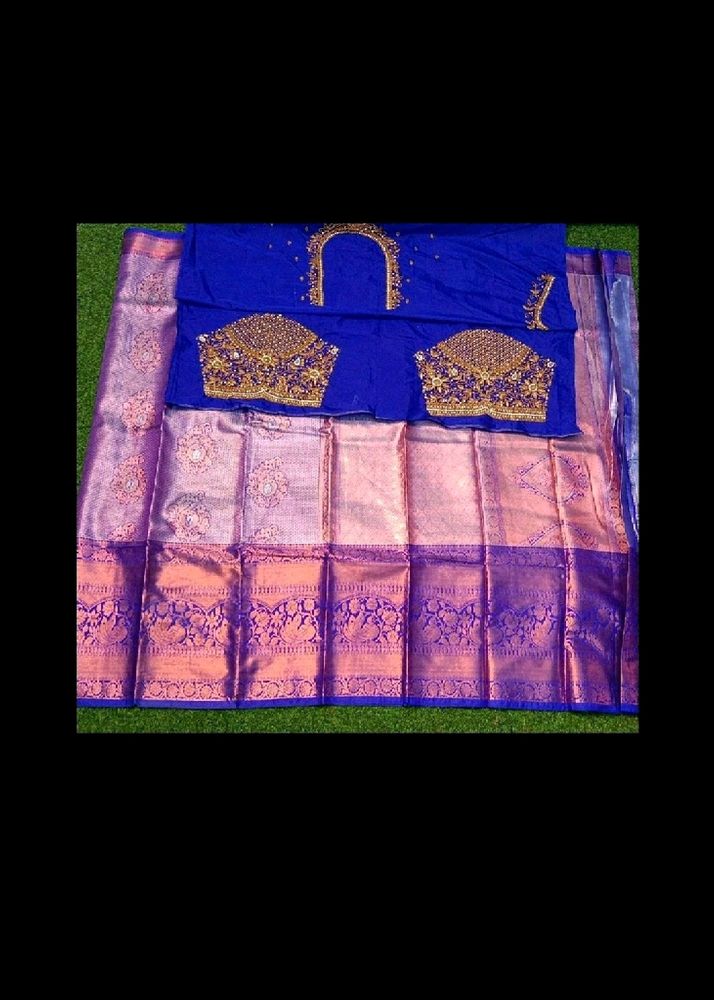 Trending Copper Border Pattu Mix Zari Weaving Sare