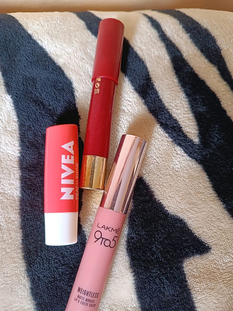 Combo Of Lip balm Nd Lipstick