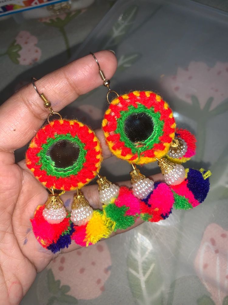 Pompom Earrings