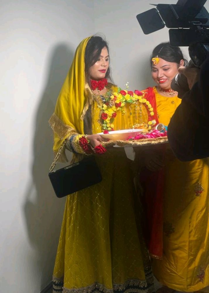 Yellow Haldi Dress