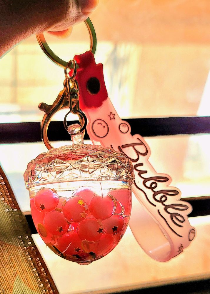 Elegant Crystal Keychain (Bubble)