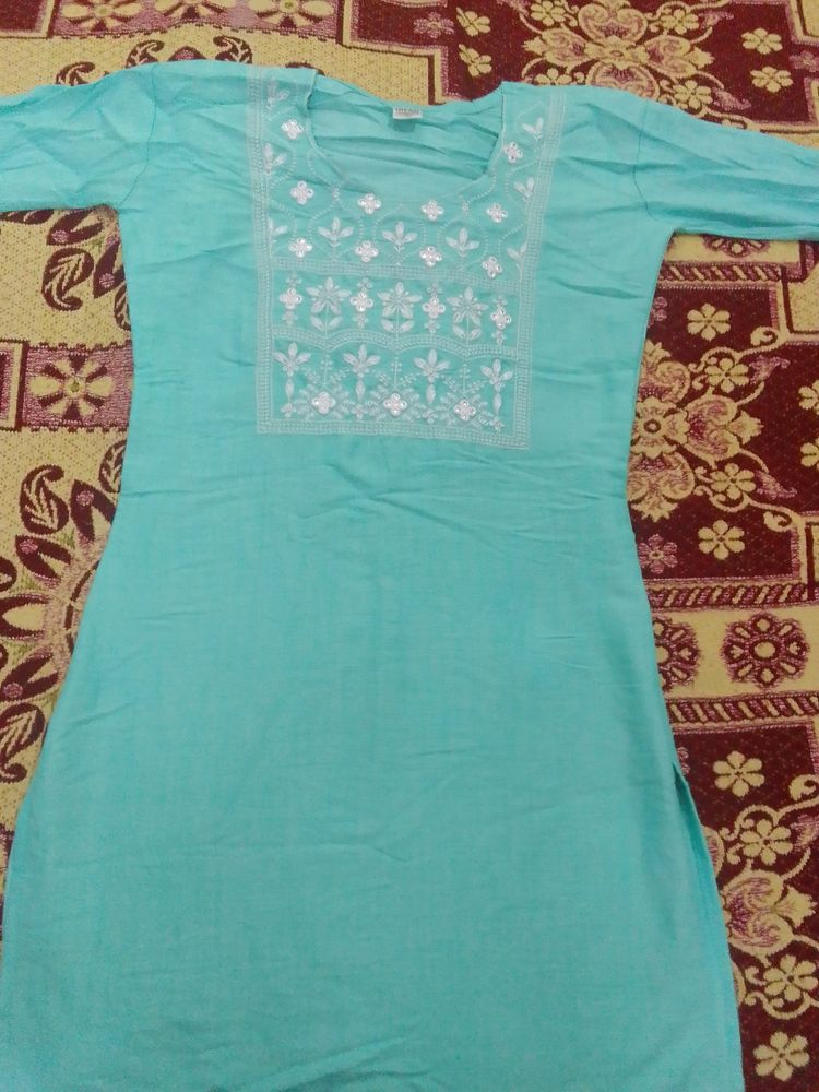 Sky Blue Kurti