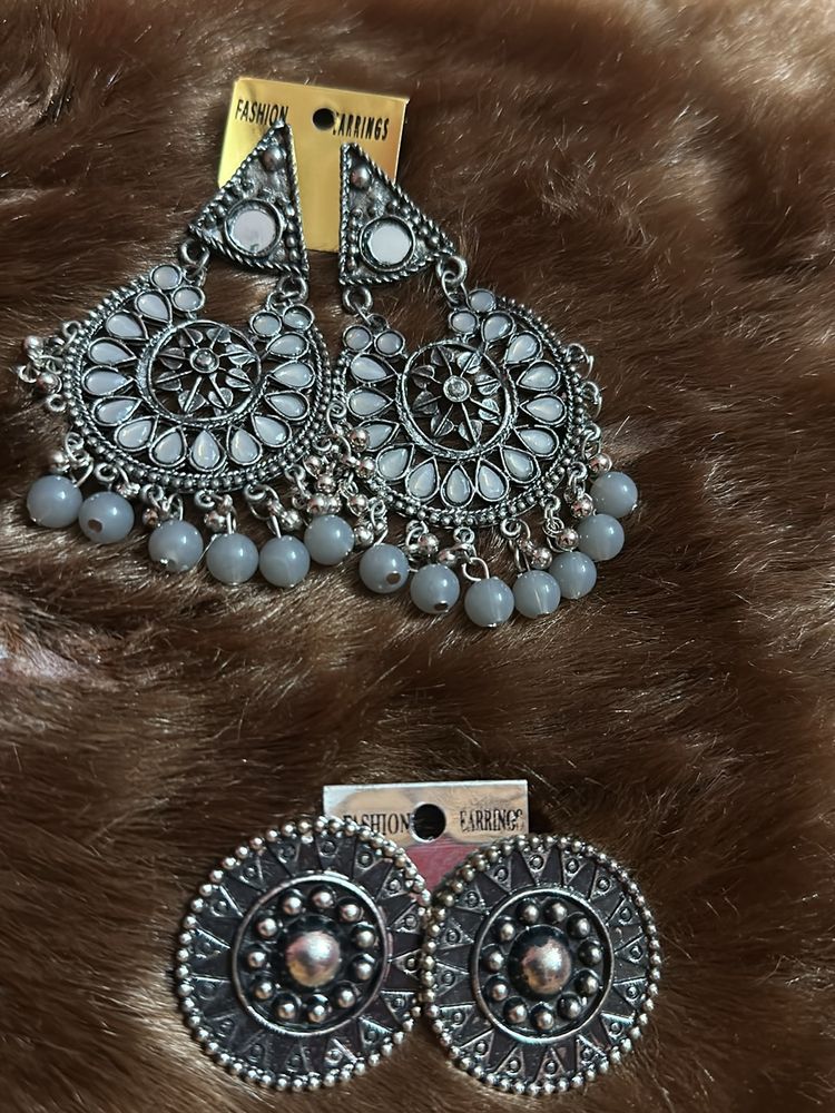 Oxidised Earings Combo