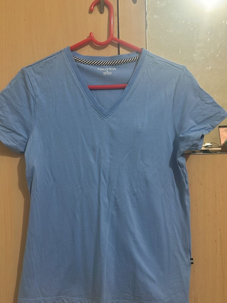 Blue T Shirt… Perfect for Active Or Casual Wear