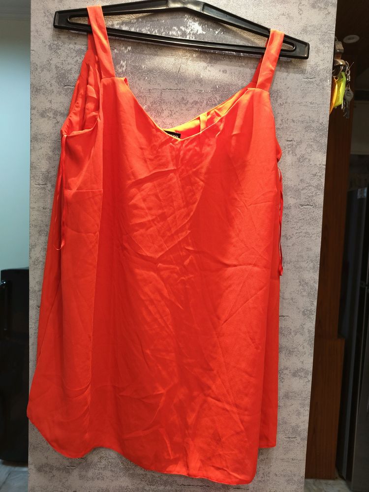 Plus Size Dorothy Perkins Neon Orange  Top