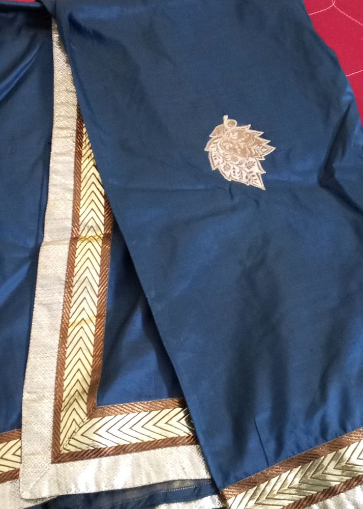 Silk Saree With Stitched Blouse