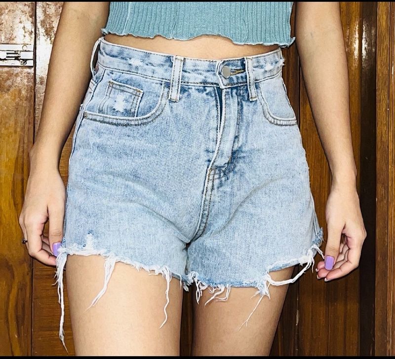 Denim short