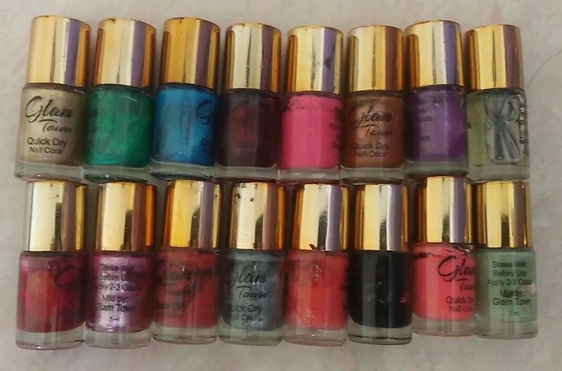 16 Nailpaints Combo