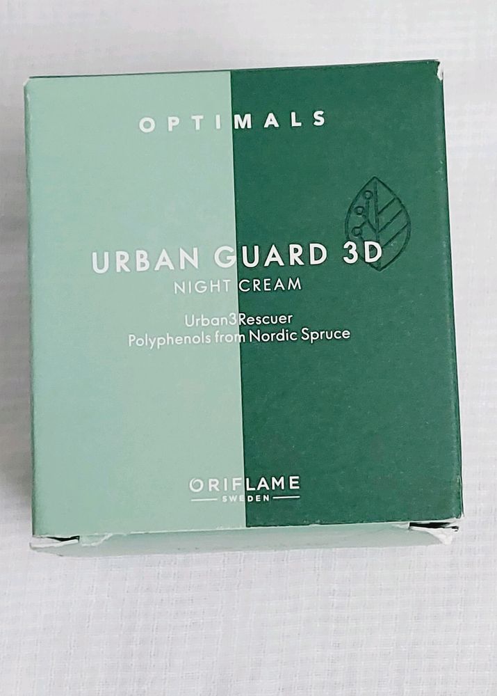 Oriflame Urban Guard 3d Night Cream 🌙