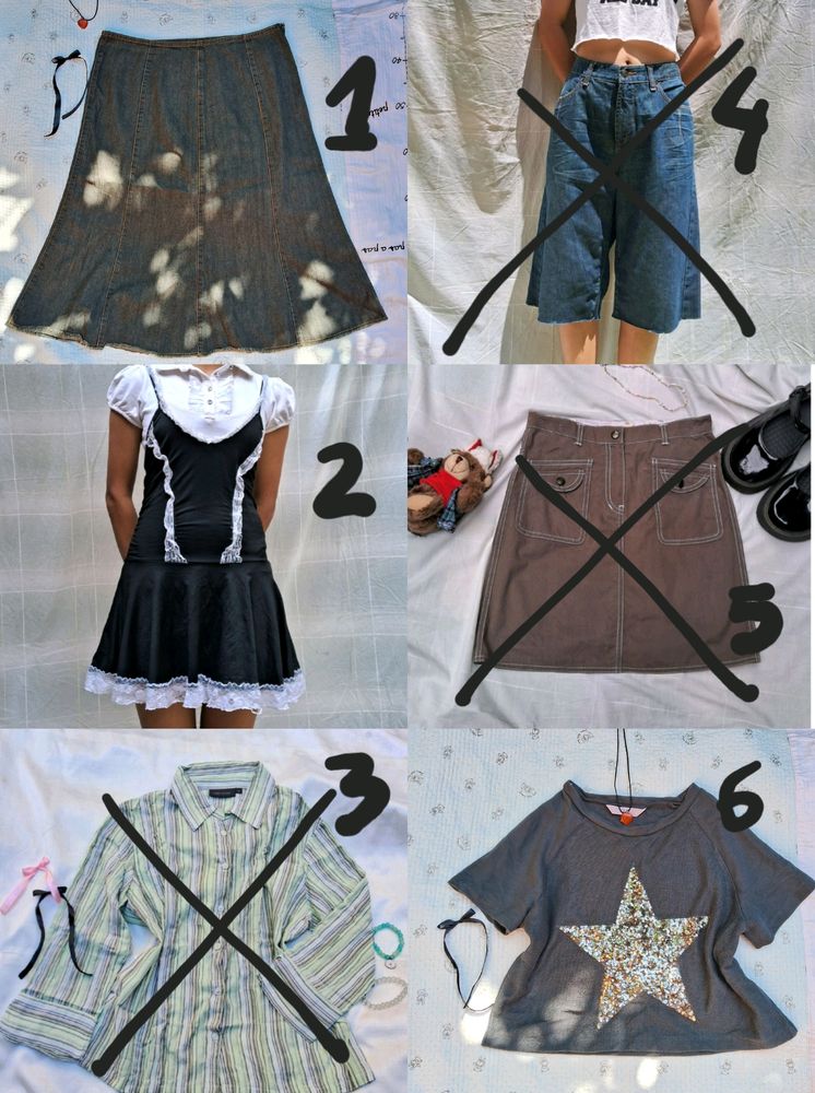 9..COMBO Y3K TOPS SKIRTS/DRESS♡♡