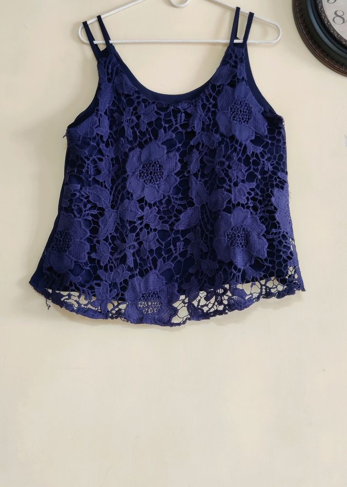 Sleeveless Lace Top