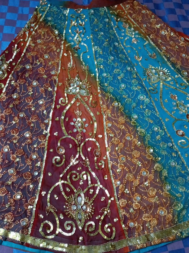 Bridal Lehenga Dupata With Heavy Wor