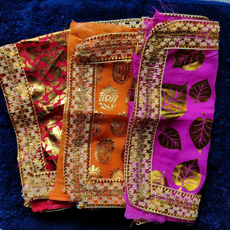 Chunri For Mata, Radha Rani, Laddu Gopal 3 Pcs