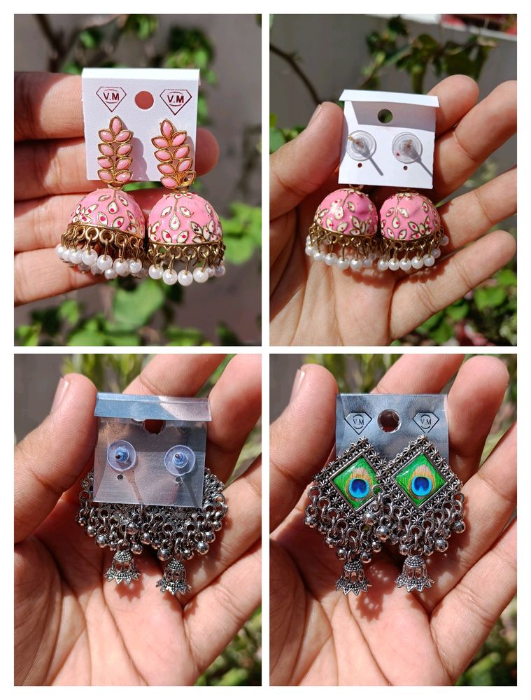 Combo 4 Earrings Jhumka