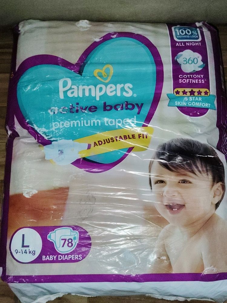 Pampers Taped style Active Baby Diaper