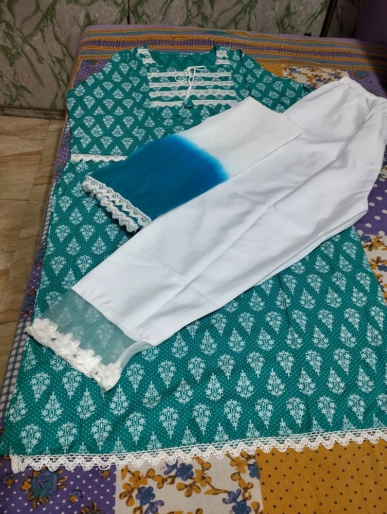 Women Kurta Trouser Dupatta Set 🥰🥰