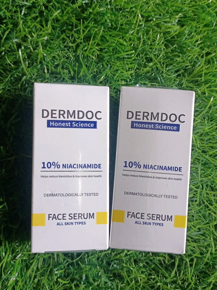 Dermdoc 10% Niacinamide Face Serum Pack Of 2