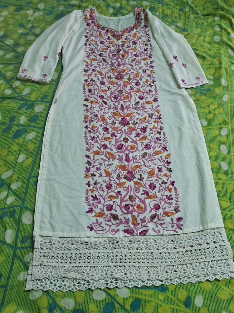 Real Kashmiri Work Kurta