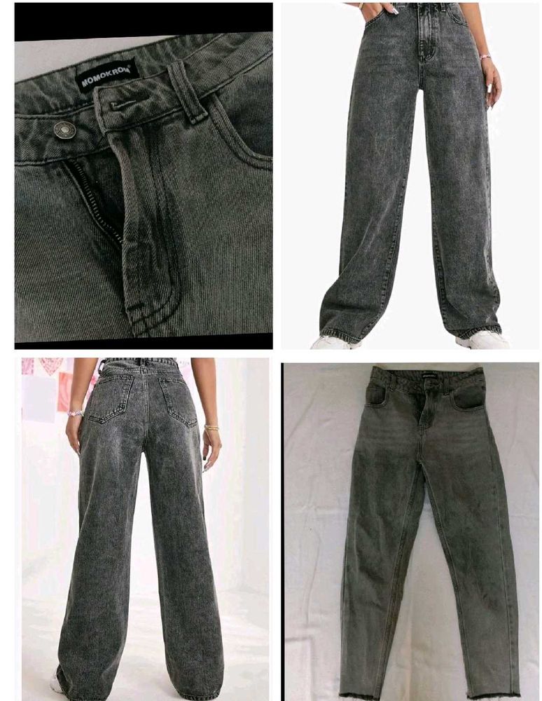 Charcoal Baggy Jeans