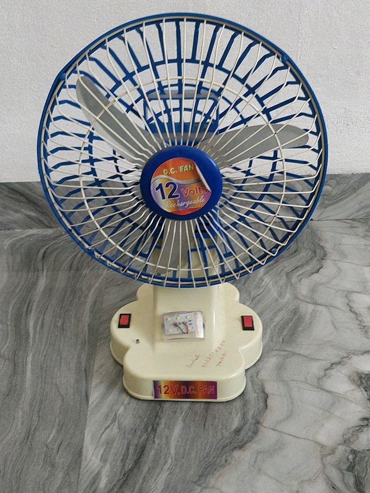 Chargeable Table Fan Working Condition Me He