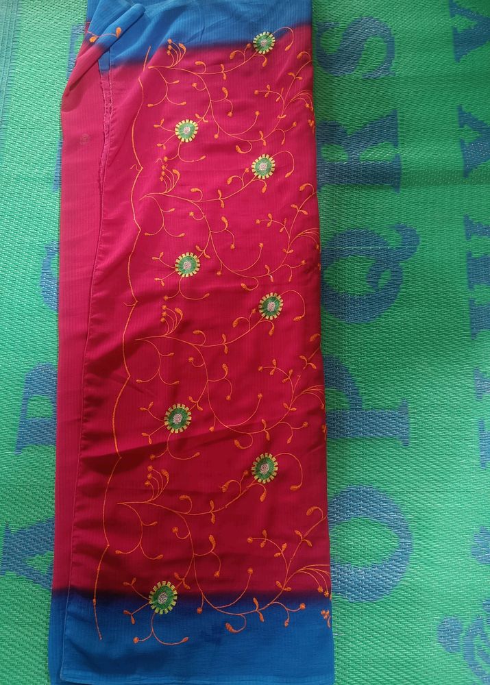 Linen Saree With No Defect