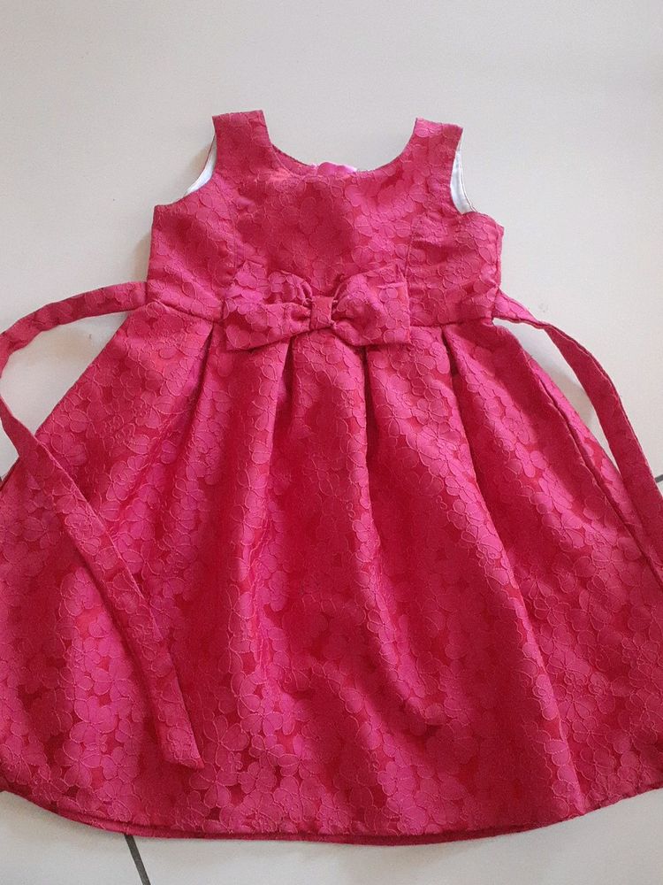 Kids Frock With Bow