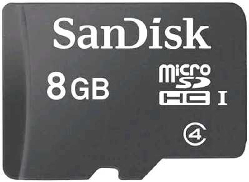 8Gb Sandisk Memory Card