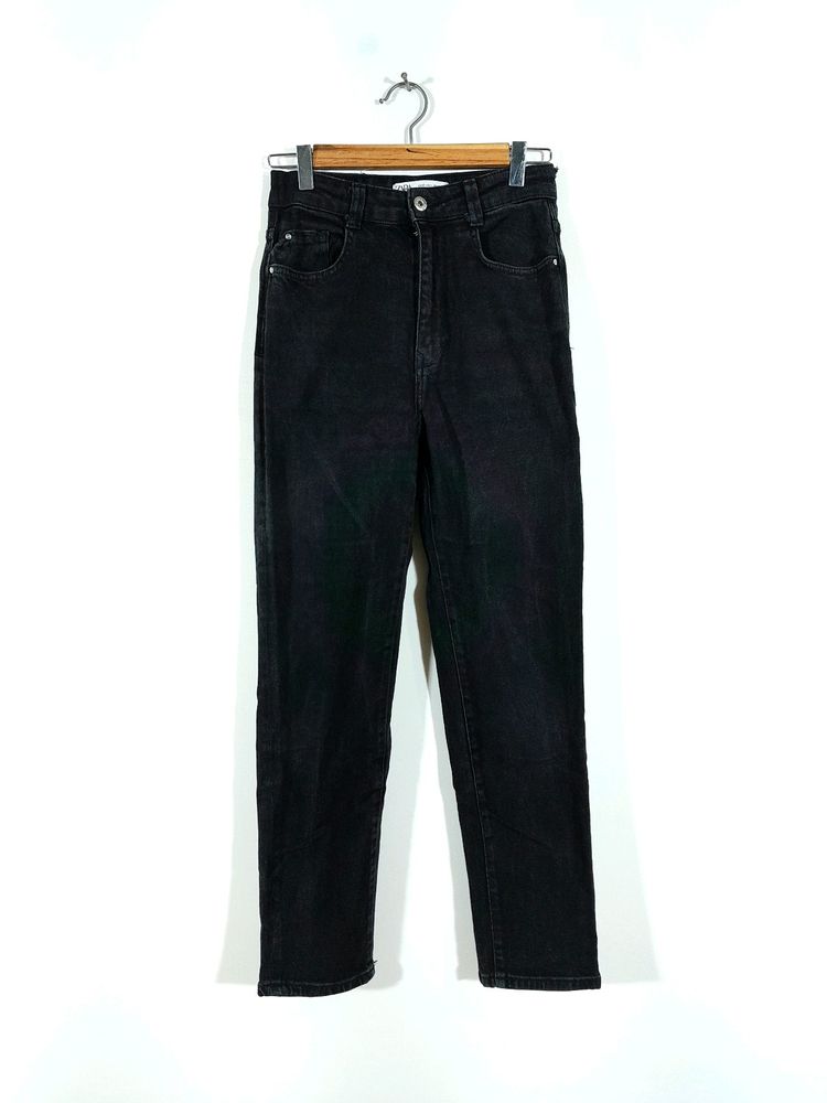 Charcoal Black Faded Jean's (Women's)