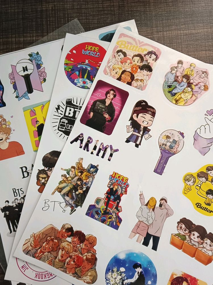 BTS CUTE 50 STICKERS!!!