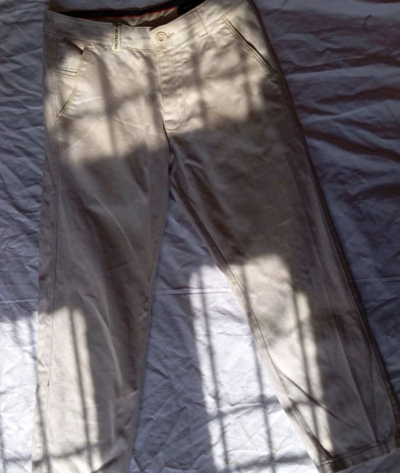 Women's White Trouser