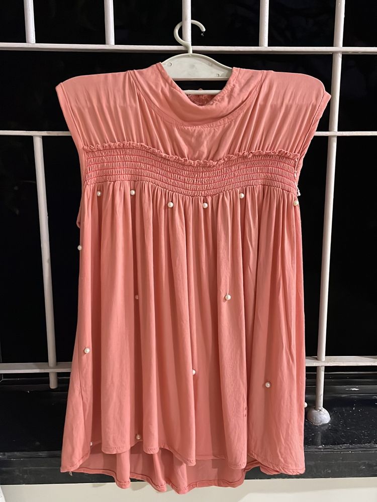 Price DROP Peach Sleeveless Top