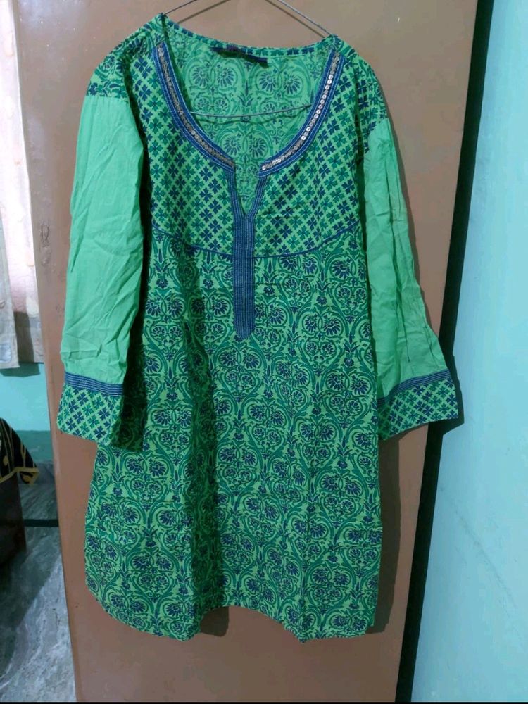 Green kurta XXL