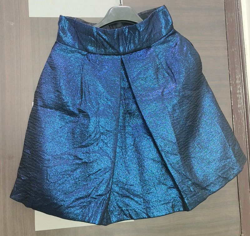 Shimmer Blue Skirt