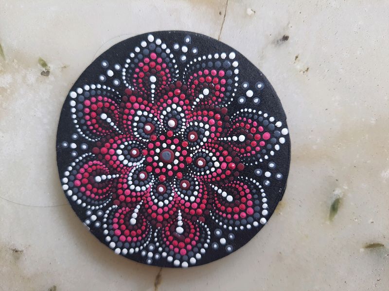 handmade dotting mandala art ✨️