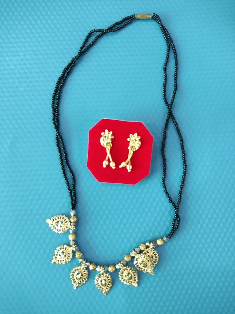 Mangalsutra With Earrings