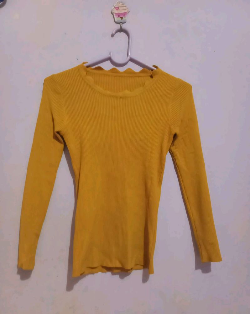 Mustard yellow sweater