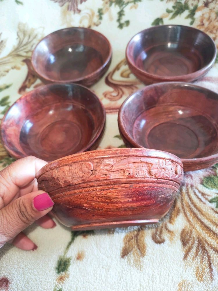 wooden serving bowl