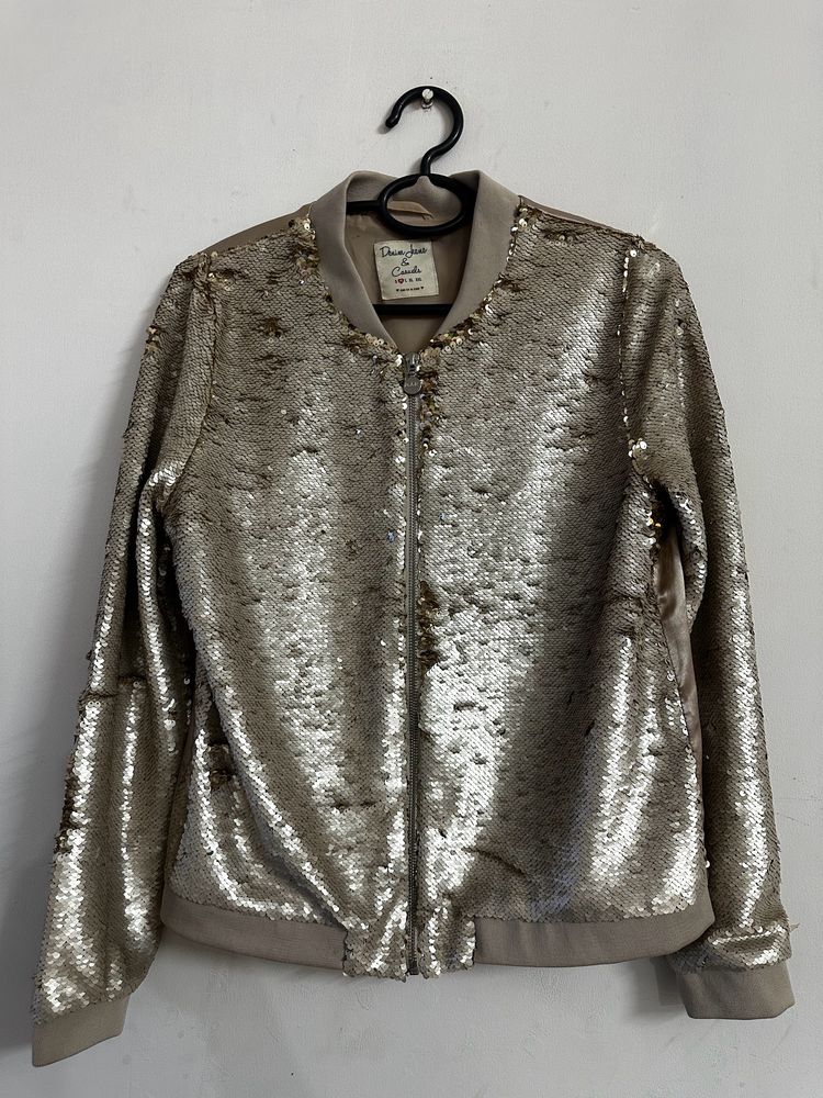 SEQUIN TWO SIDE JACKET