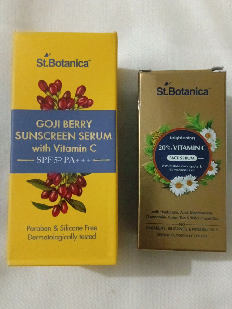 St.Botanica Serum Combo Of 2