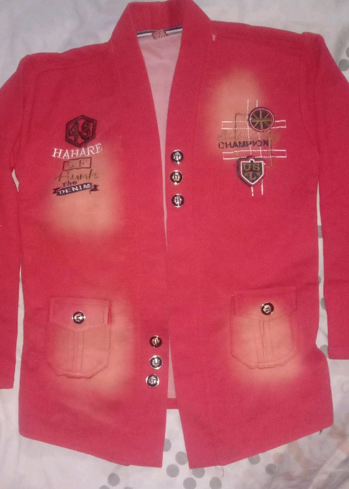 Red Kids Jacket( Upper)