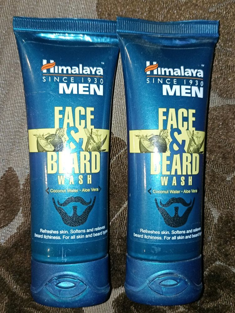 Combo Of 2 Himalaya Men Face And Beard Wash