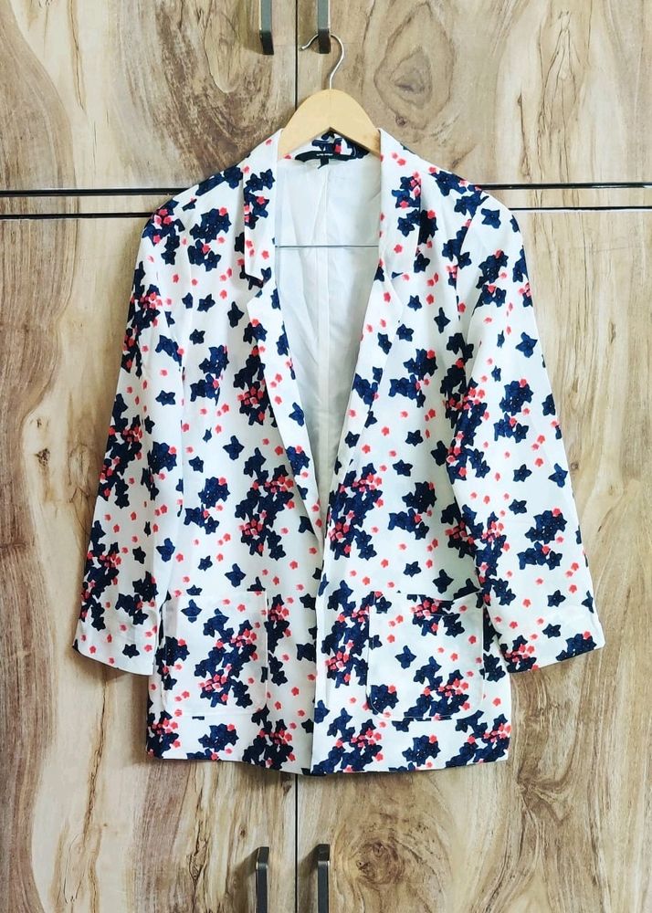 Branded Printed Coat Size-36