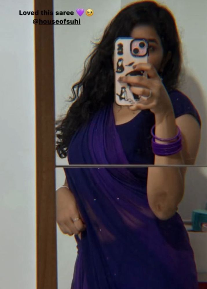 Saree with blouse