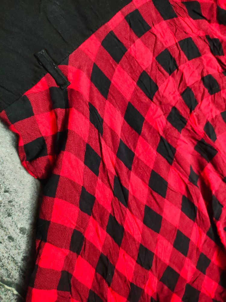 Red Check Tunic ✅🍒