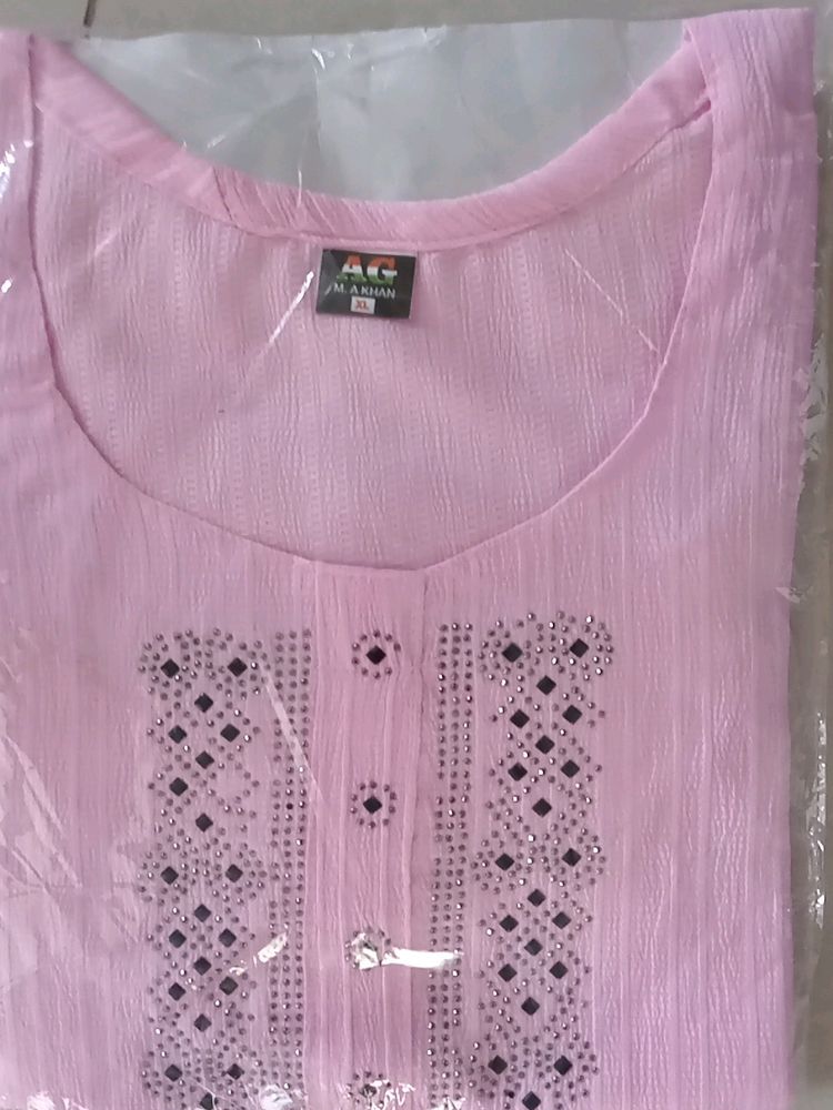 Beautiful Pink Kurta