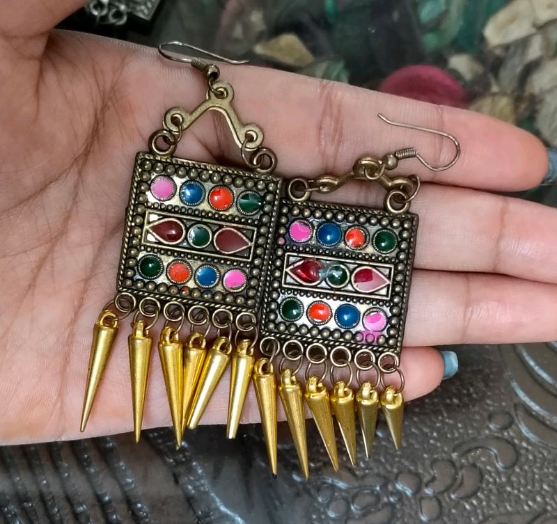 Boho Golden Earrings